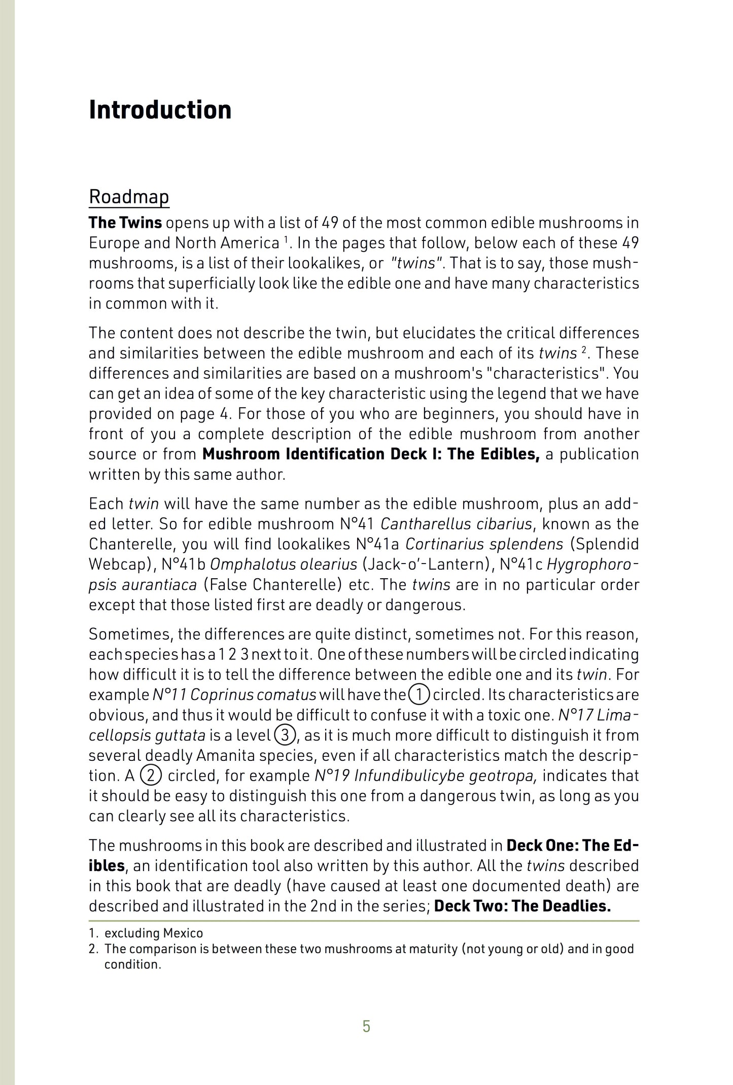 N°4 Mushroom Identification: The Twins Book